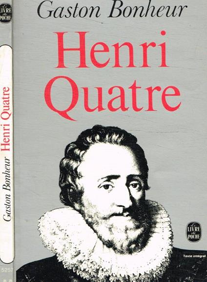 Henri Quatre - Gaston Bonheur - copertina