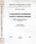 Il procedimento matrimoniale davanti ai tribunali diocesani