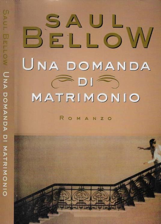 Una domanda di matrimonio - Saul Bellow - copertina