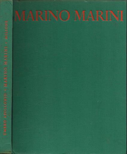 Marino Marini - Umbro Apollonio - copertina