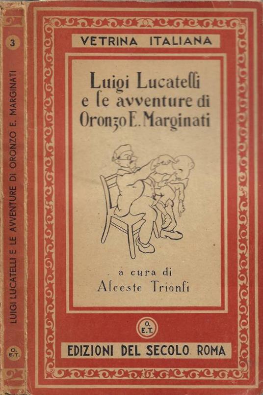 Luigi Lucatelli e le avventure di Oronzo E. Marginati - copertina