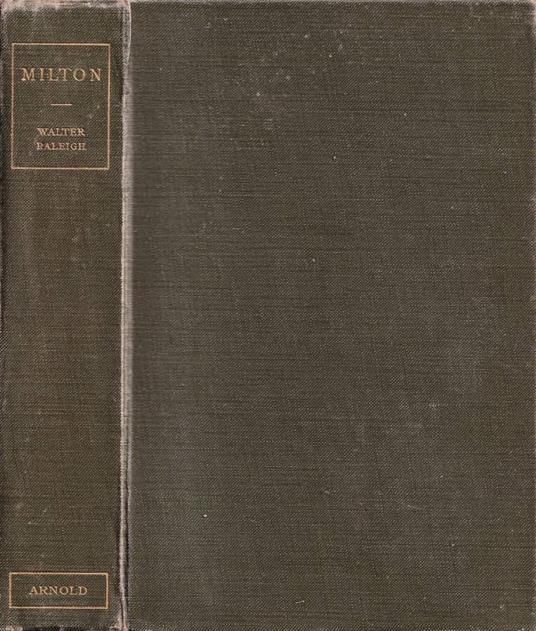 Milton - Walter Raleigh - copertina