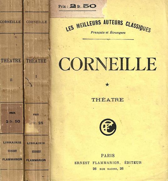 Theatre de Corneille - Pierre Corneille - copertina