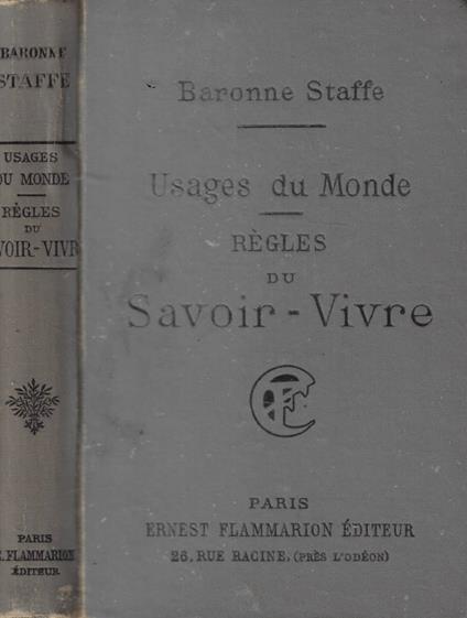 Usage du monde. Règles du savoir-vivre dans la Société Moderne - copertina