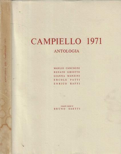 Campiello 1971 - copertina