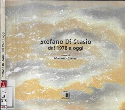 Stefano Di Stasio dal 1978 a oggi - copertina