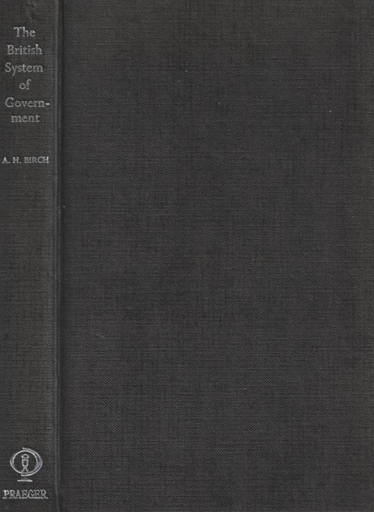 The British System of Government - copertina