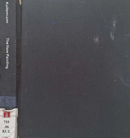 The New Painting - Udo Kultermann - copertina