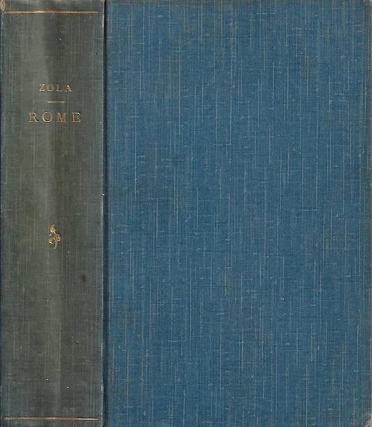 Rome (Le Trois Villes) - Émile Zola - copertina