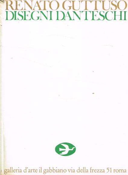 Disegni danteschi - Renato Guttuso - copertina