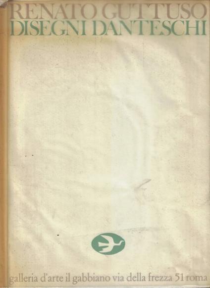 Disegni danteschi - Renato Guttuso - copertina