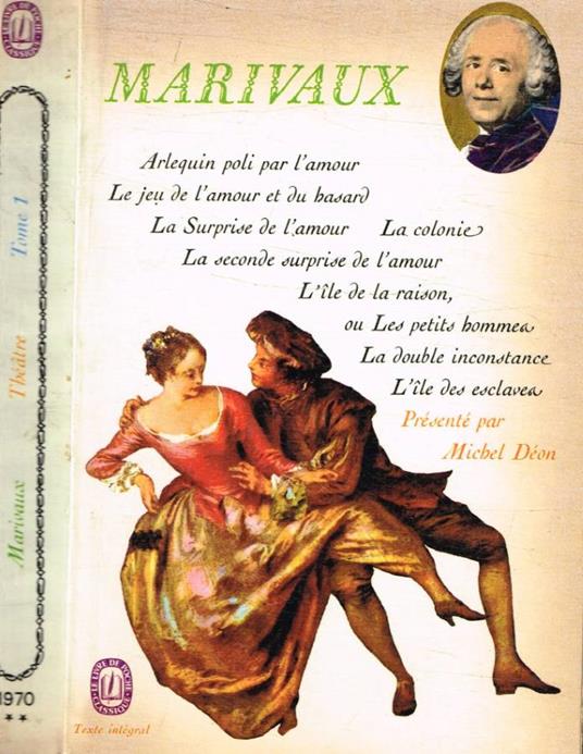 Théatre tome I - Pierre de Marivaux - copertina