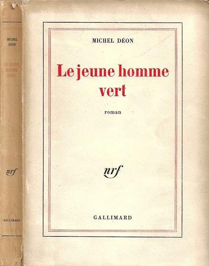 Le jeune homme vert - Michel Déon - copertina