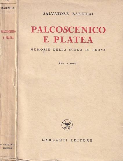 Palcoscenico e platea - Salvatore Barzilai - copertina