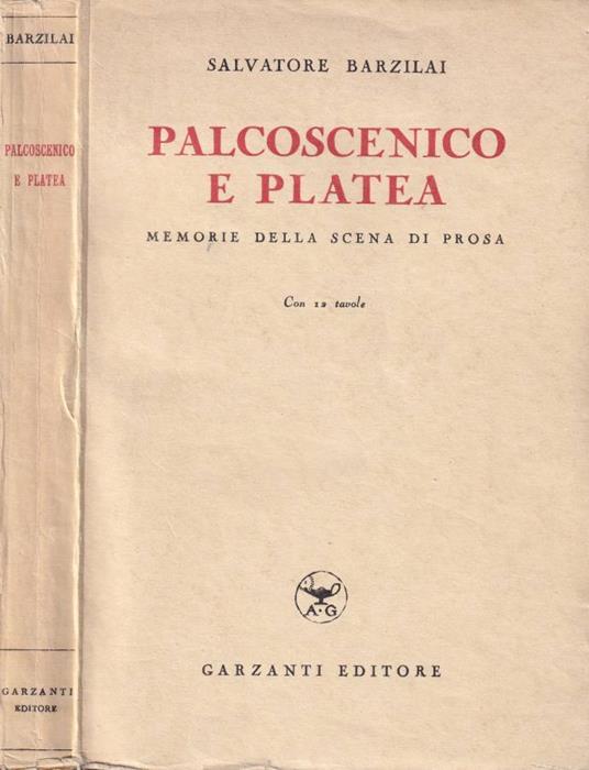 Palcoscenico e platea - Salvatore Barzilai - copertina