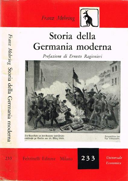 Storia della Germania moderna - Franz Mehring - copertina