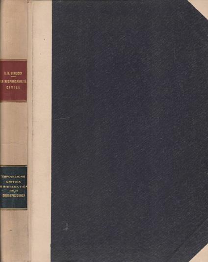 La responsabilità civile - copertina