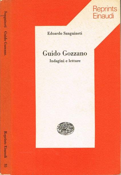Guido Gozzano - Edoardo Sanguineti - copertina