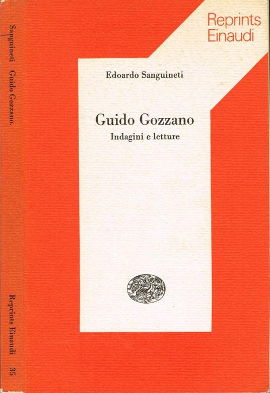 Guido Gozzano - Edoardo Sanguineti - copertina