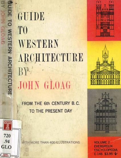 Guide to Western Architecture - John Gloag - copertina