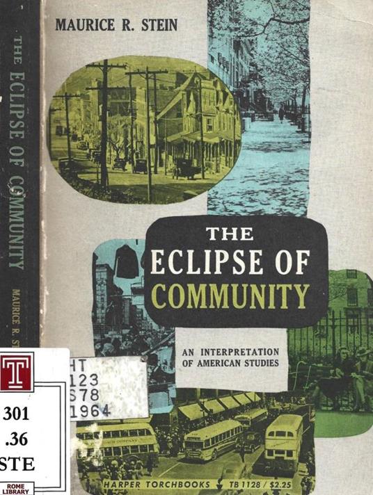 The Eclipse of Community - copertina