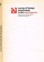 Survey of foreign investments in the mezzogiorno