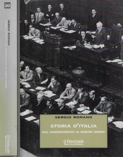 Storia d'Italia dal Risorgimento ai nostri giorni - Sergio Romano - copertina
