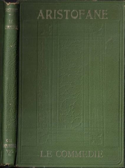Le commedie - Aristofane - copertina