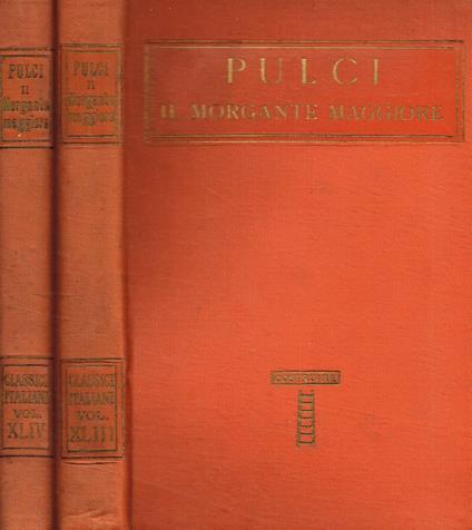 Il Morgante Maggiore 2voll - Luigi Pulci - copertina