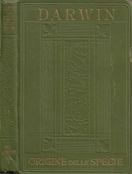 Sulla origine della specie per elezione naturale. Vol. I - Charles Darwin - copertina