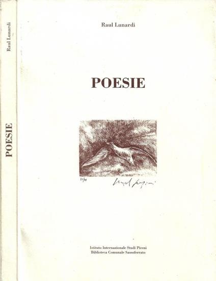Poesie (1923-1983) - Raul Lunardi - copertina