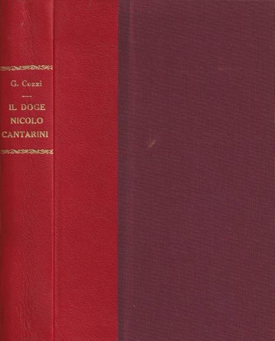 Il doge Nicolò Contarini - Gaetano Cozzi - copertina