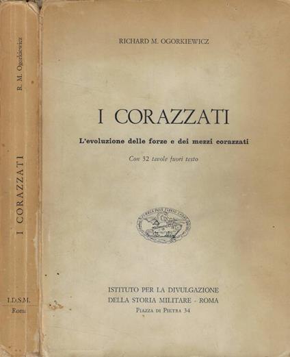 I corazzati - Richard M. Ogorkiewicz - copertina