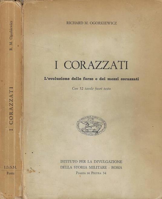 I corazzati - Richard M. Ogorkiewicz - copertina