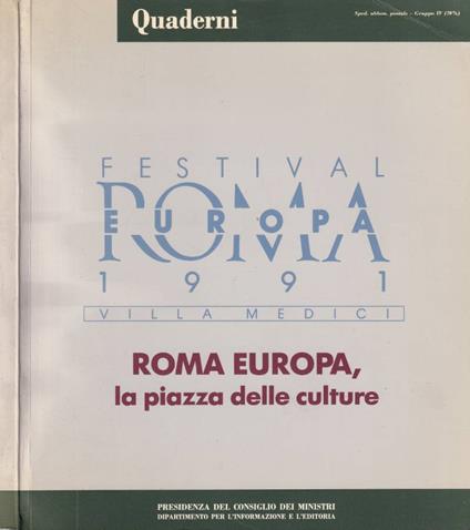 Roma Europa, la piazza delle culture - copertina