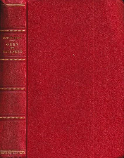Odes et ballades - Victor Hugo - copertina