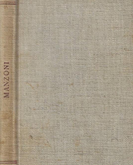 Poesie - Alessandro Manzoni - copertina