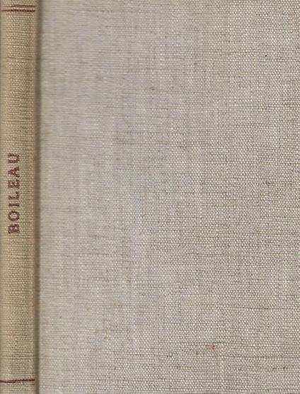 Oeuvres de Boileau - Nicolas Boileau - copertina