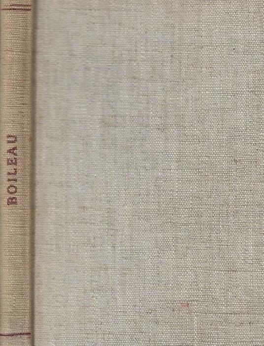 Oeuvres de Boileau - Nicolas Boileau - copertina