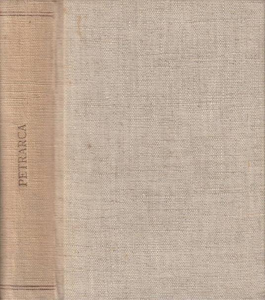 Rime - Francesco Petrarca - copertina