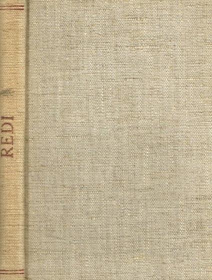 Poesie - Francesco Redi - copertina