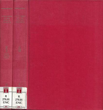 Encyclopedia of the Early Church. Vl. I, Vol. II - copertina
