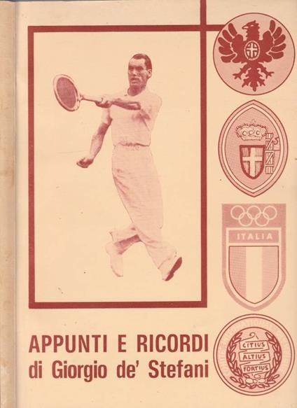 Appunti e ricordi - copertina