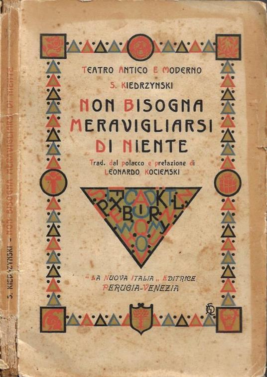 Non bisogna meravigliarsi di niente - copertina