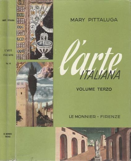 L' arte italiana vol III - Mary Pittaluga - copertina