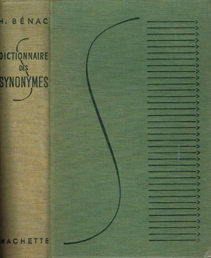 Dictionnaire des Synonymes - copertina