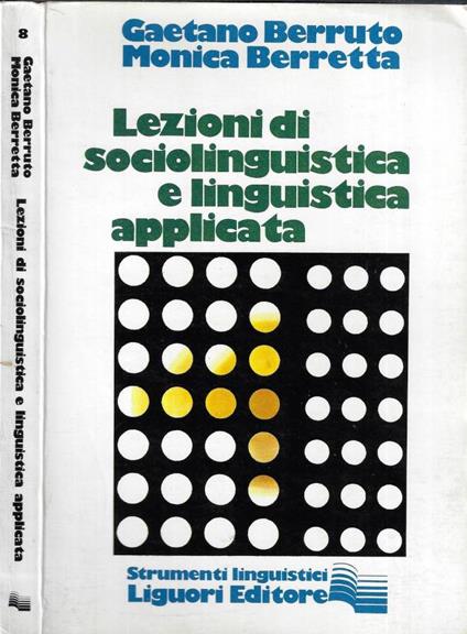 Lezioni di sociolinguistica e linguistica applicata - copertina