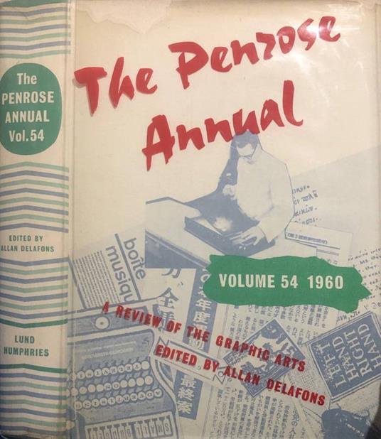 The Penrose Annual vol 54 anno 1960 - copertina