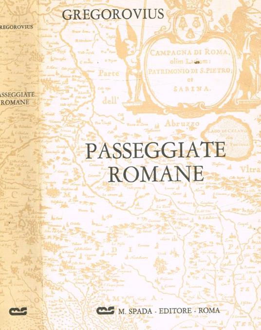 Passeggiate romane - Ferdinand Gregorovius - copertina