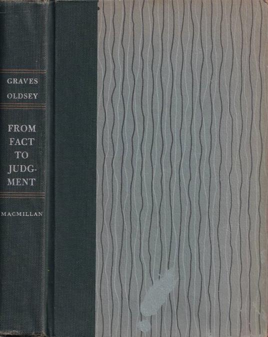 From fact to judgment - copertina